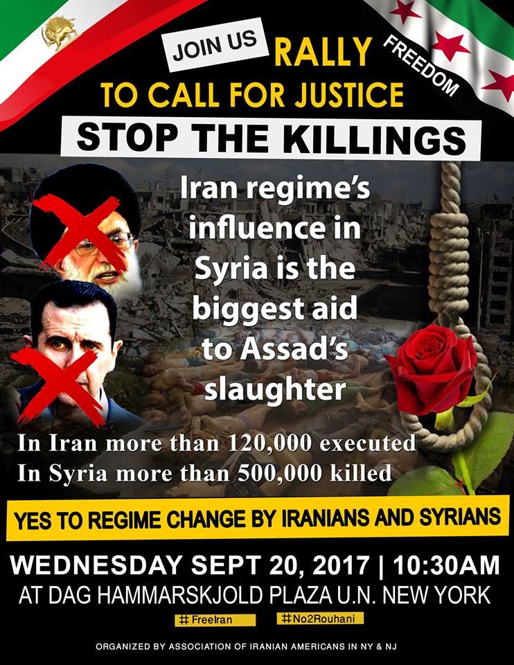 The ‘Free Syrian & Iran’ Rally